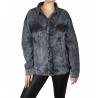 VESTES EN JEAN OVERSIZE NOIRES DÉLAVÉES OLI DE KARO KAUER