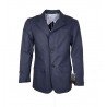BLAZERS EN LIN CODE BLEU FONCÉ POUR HOMME