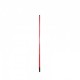 CARTON DE 24 PIECES MANCHE METAL ROUGE DOUILLE FRANCAISE EN 1.20 M