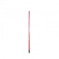 CARTON DE 24 PIECES MANCHE METAL ROUGE DOUILLE FRANCAISE EN 1.20 M