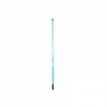 CARTON DE 24 PIECES MANCHE METAL TURQUOISE DOUILLE FRANCAISE EN 1.20 M