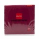 CARTON DE 36 PIECES SERVIETTE MICROPOINTE 2 PLIS 38X38 CM X40P BORDEAUX