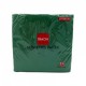 CARTON DE 36 PIECES SERVIETTE MICROPOINTE 2 PLIS 38X38 CM X40P VERT SAPIN