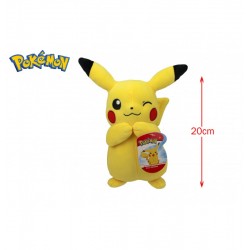 LOT DE 12 PIECES PELUCHE POKEMON PIKACHU TAILLE 2