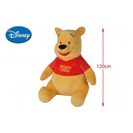 LOT DE 2 PIECES PELUCHE WINNIE GEANT 120 CM