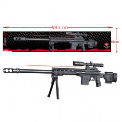 LOT DE 16 PIECES FUSIL A BILLES AVEC LASER