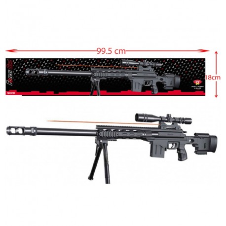 LOT DE 16 PIECES FUSIL A BILLES AVEC LASER