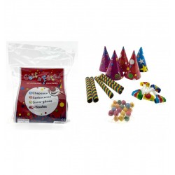 LOT DE 60 PIECES POCHETTE COTILLONS 5 PERSONNES