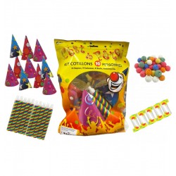 LOT DE 100 PIECES POCHETTE COTILLONS 10 PERSONNES