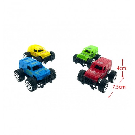 LOT DE 1200 PIECES VOITURE 4X4 4 COLORIS FOREST TOYS