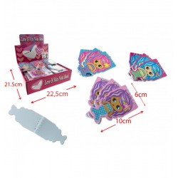 LOT DE 432 PIECES CARNET SIRENE 3 COLORIS