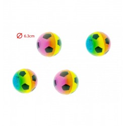 LOT DE 288 PIECES BALLE FOOT ARC-EN-CIEL TOYS