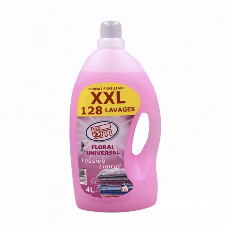 LOT DE 10 PALETTES LESSIVES 128 LAVAGES FLORAL
