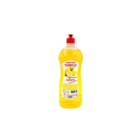 LOT DE 5 PALETTES LIQUIDE VAISSELLE 1L CITRON